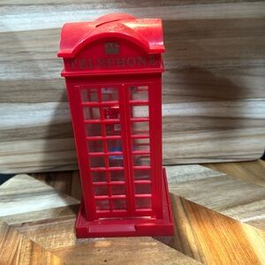 British Telephone booth bank resin